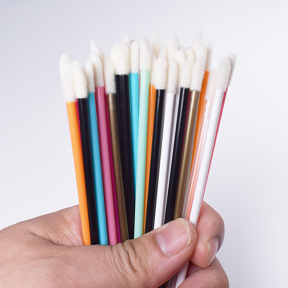 Beauty Makeup Quotes - 50Pcs Disposable Lip Brush Eyelash Makeups