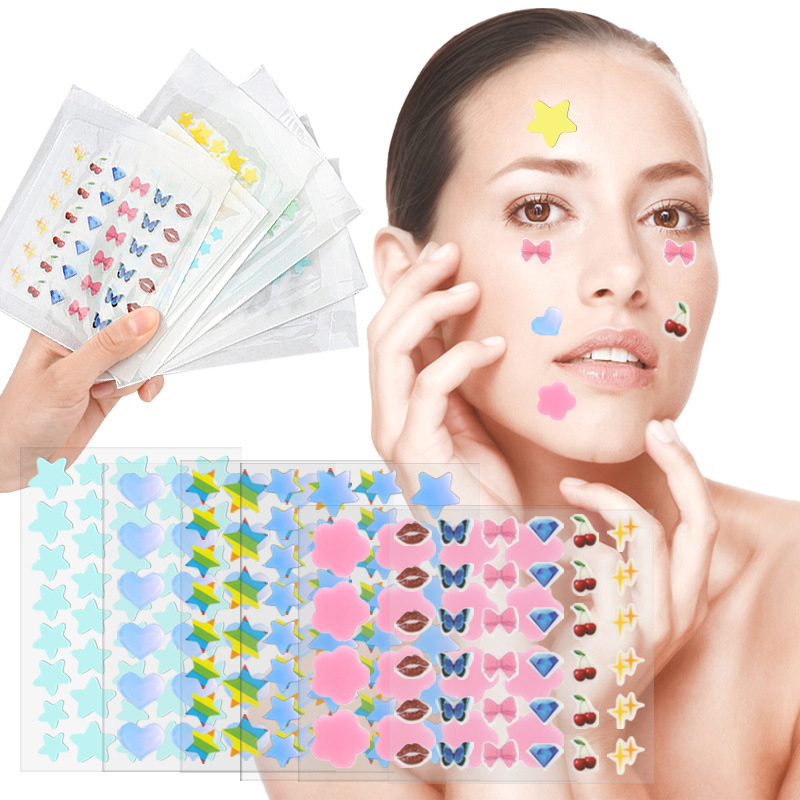Beauty With Makeup - Color Cartoon Acne Patch Skin Care