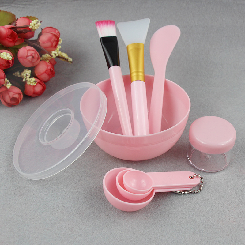 Beauty Makeup Bar - 1Set Facial Brush Mask Bowl Spoon