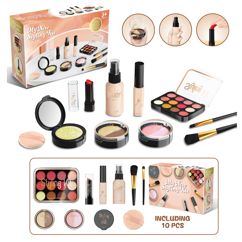 Beauty Makeup For Kids - 10 Pcs Simulation Girl Beauty Play