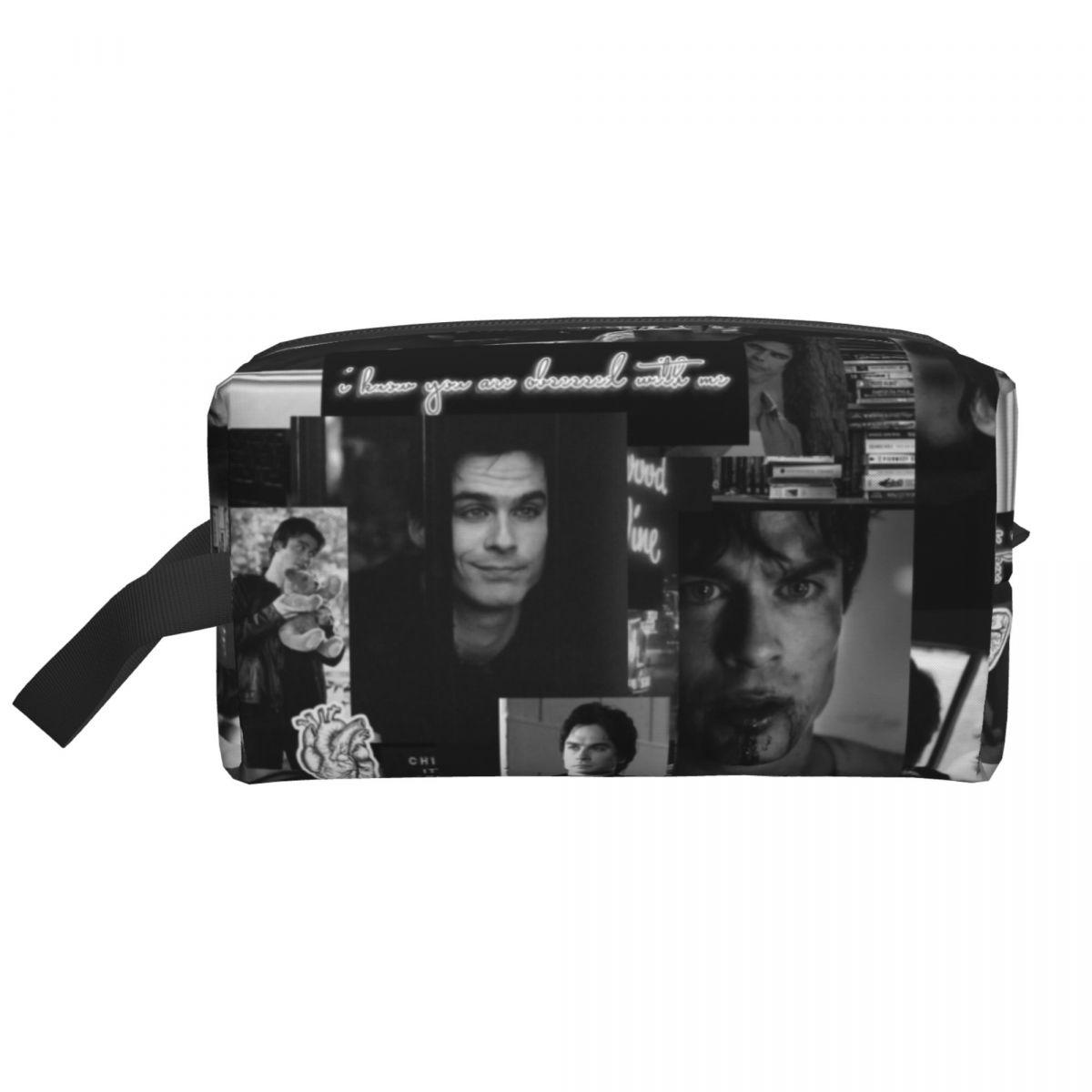 Beauty Vampire Makeup - Custom Damon Salvatore Toiletry Bag for