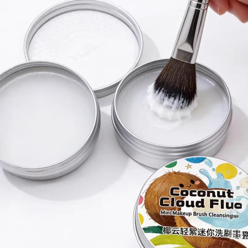 Beauty Makeup Bar - Powder Puff Makeup Brush Soap Deep