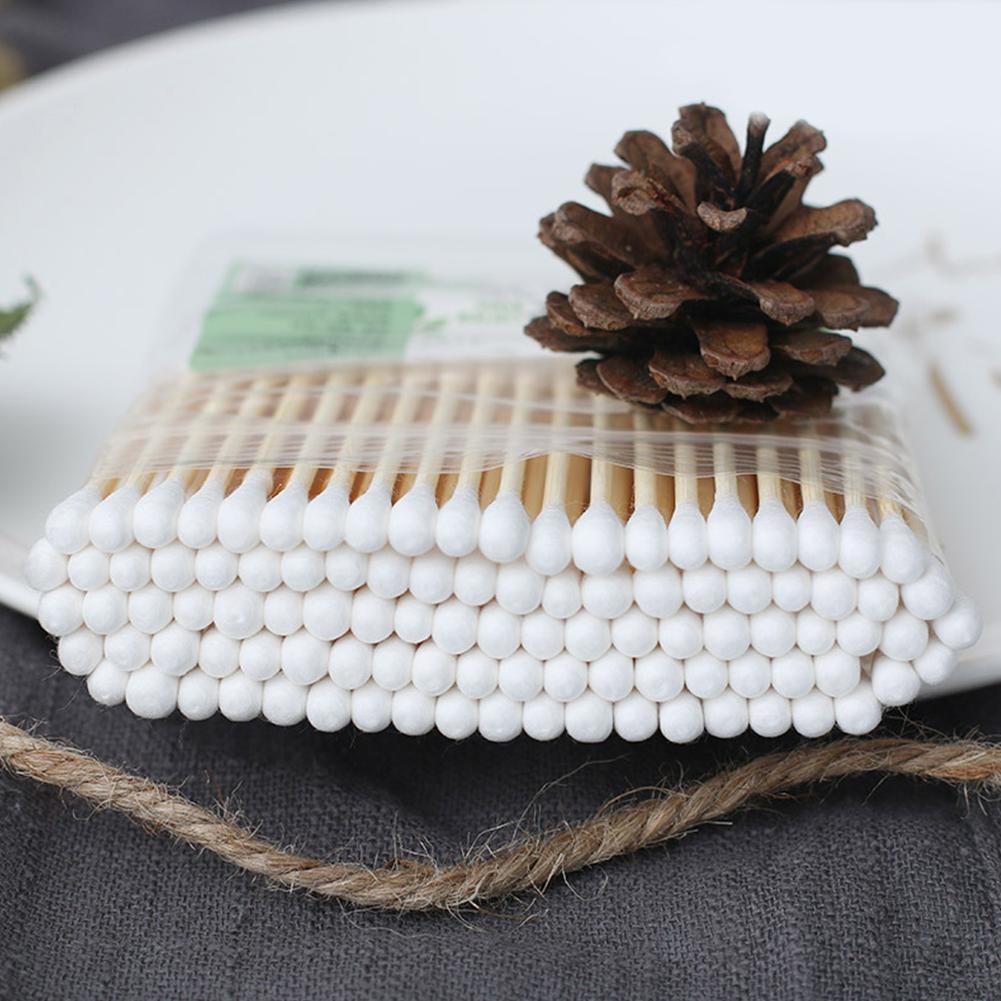Beauty With Makeup - 10/100pcs Disposable Cotton Swabs for Beauty