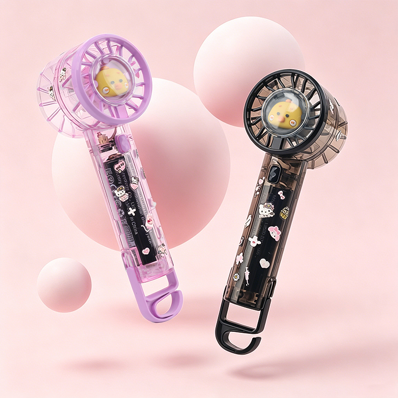 Beauty Makeup Quotes - Portable Usb Rechargeable Electric Fan Transparent