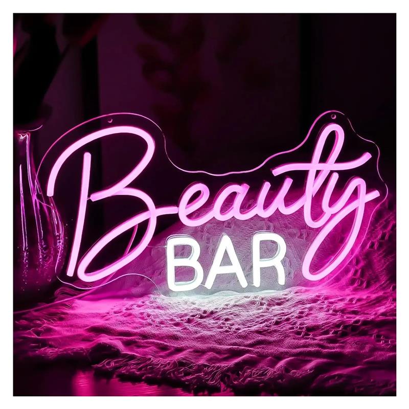Beauty Bar Neon Sign Dimmable  - Beauty Makeup Bar review and price