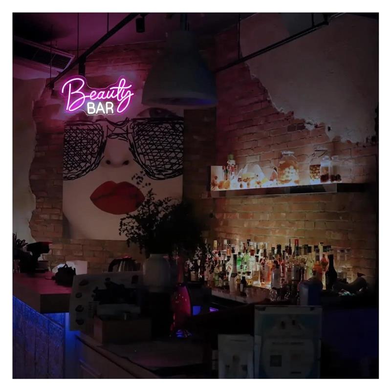 Beauty Bar Neon Sign Dimmable  - Beauty Makeup Bar review and price