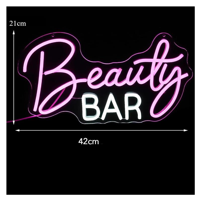 Beauty Bar Neon Sign Dimmable  - Beauty Makeup Bar review and price