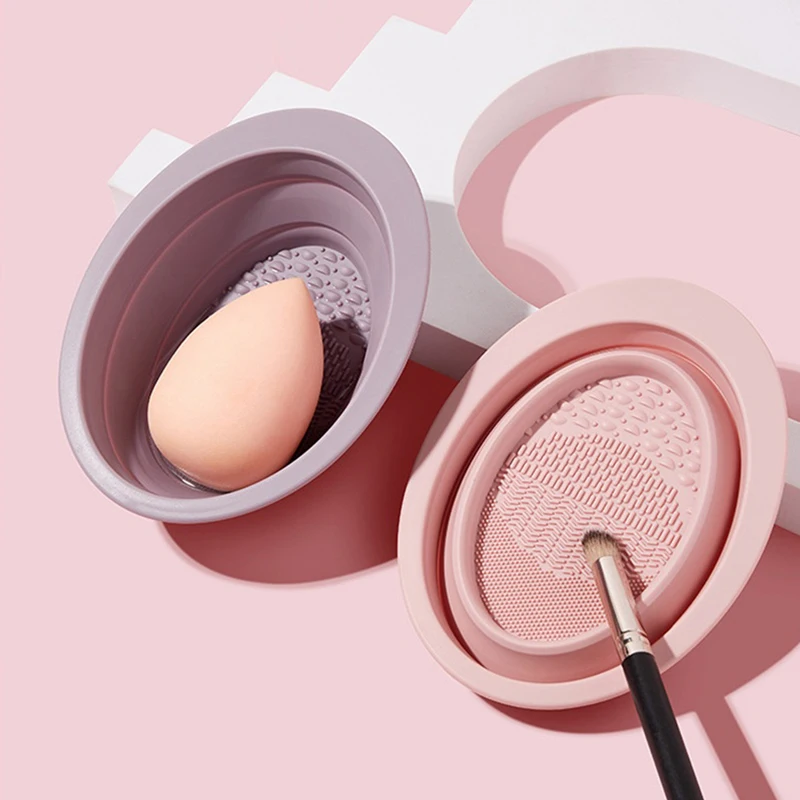 Silicone Makeup Brush Cleaning - Beauty Makeup Korean review and price