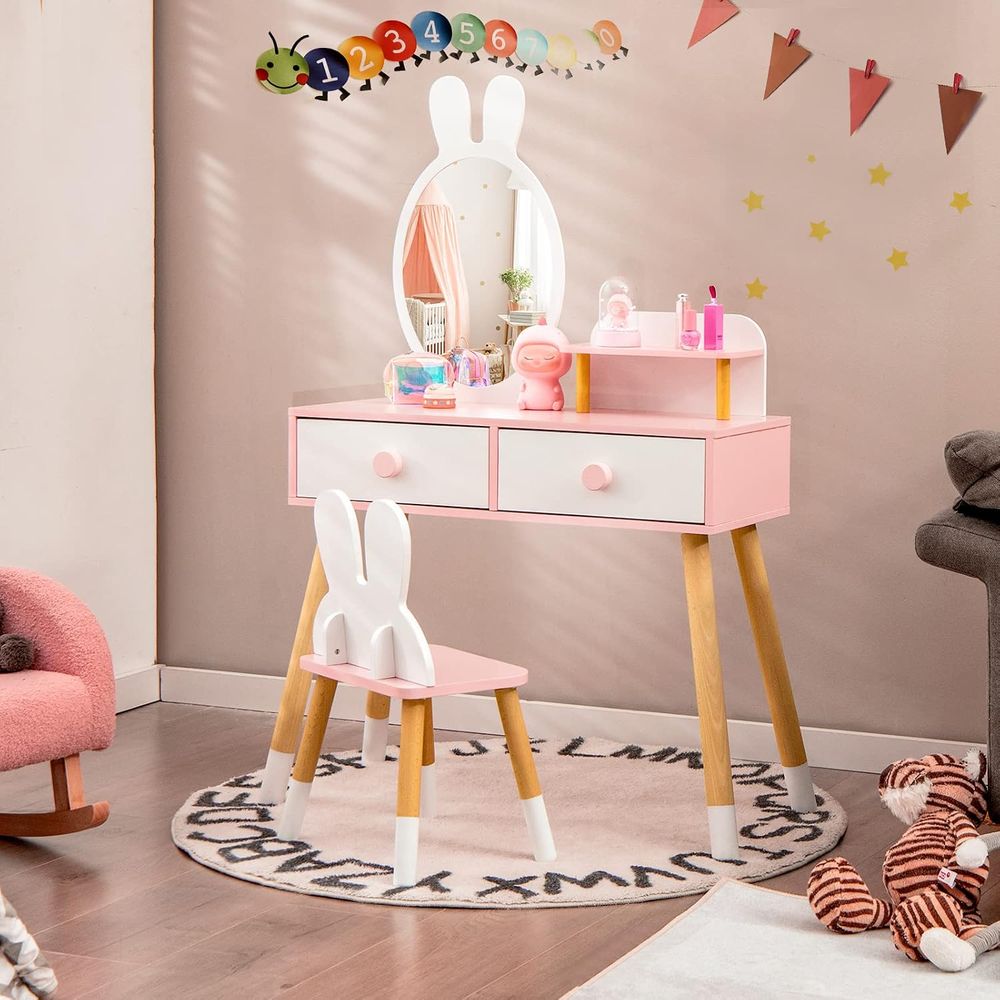 EY Kids Vanity, Rabbit Themed  - Beauty Makeup For Kids review and price