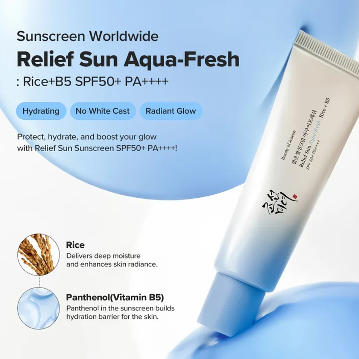 Beauty of Joseon Relief Sun Aq - Beauty Makeup Korean review and price