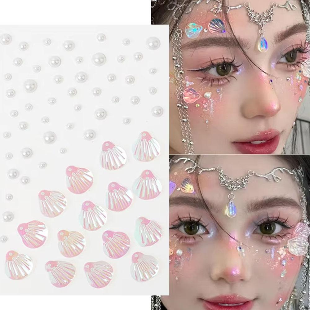 1Sheet Iridescent Shell Mixed  - Beauty Makeup Quotes review and price