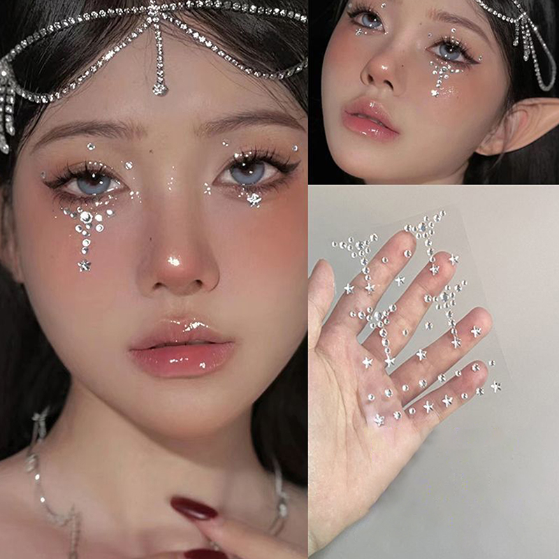Diy Eyes Face Self Adhesive Ma - Beauty Gems Makeup review and price