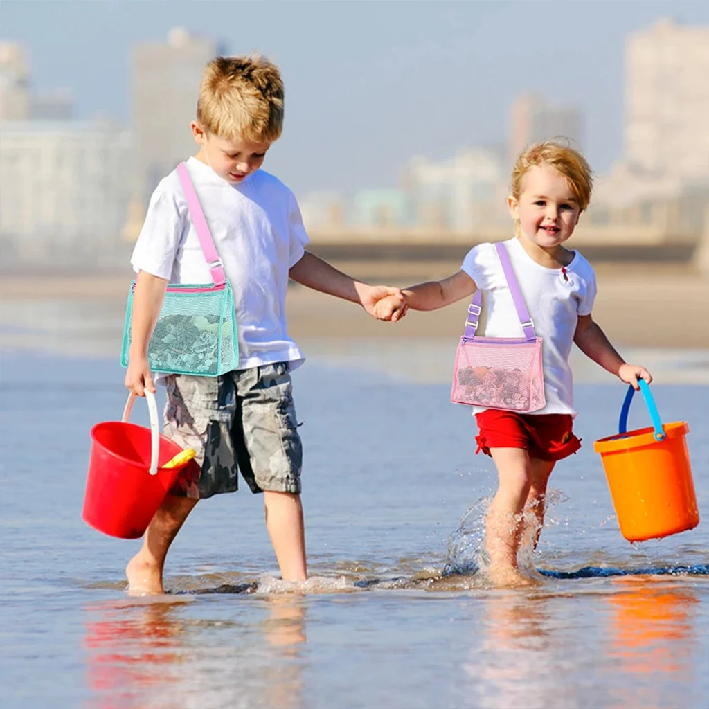 Foldable Beach Mesh Bag Childr - Beauty Makeup For Kids review and price