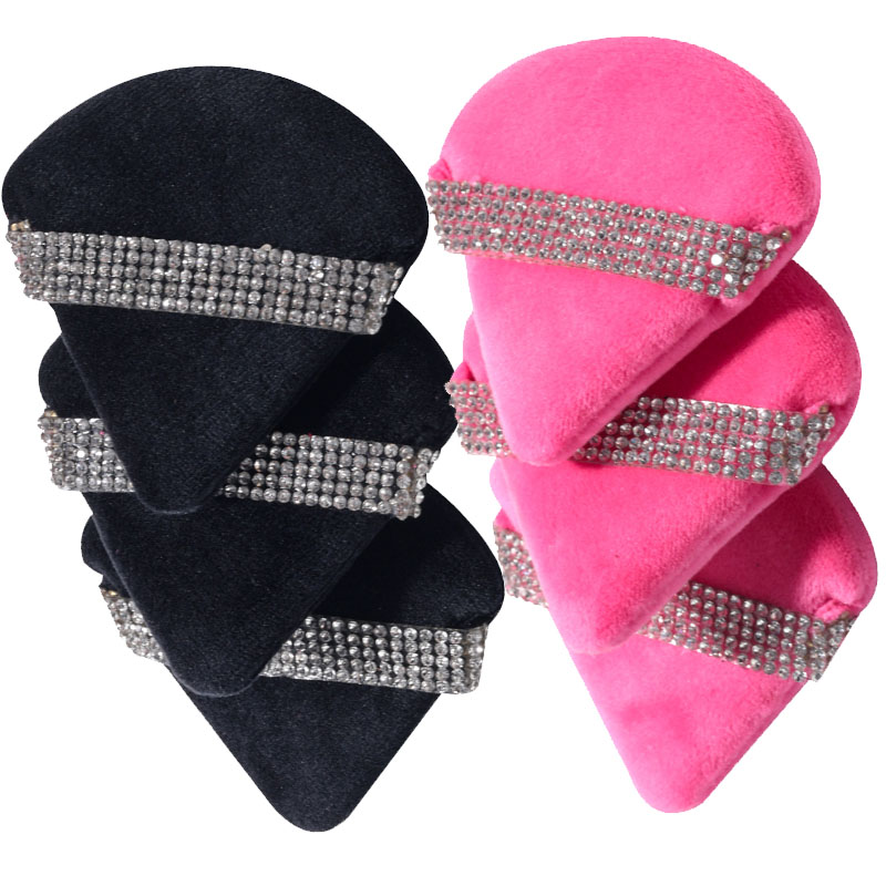 3Pcs Diamond Triangle Powder P - Beauty Gems Makeup review and price