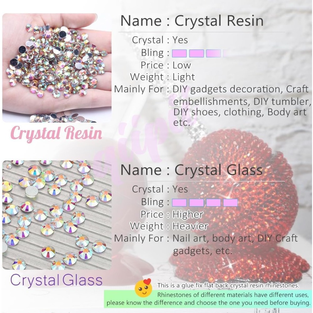 Golden Yellow Crystal Flatback - Beauty Gems Makeup review and price