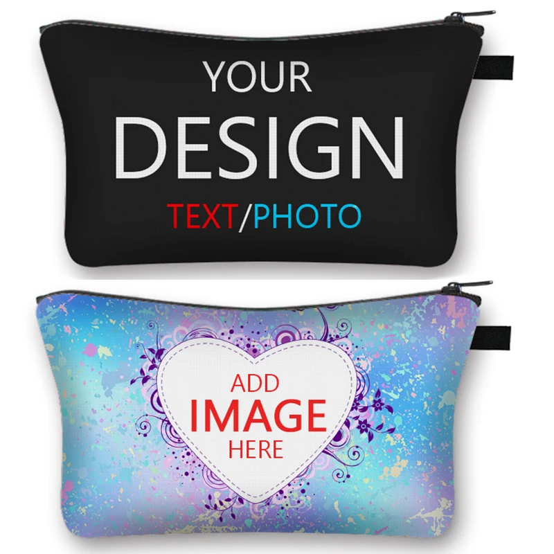 Custom Photo Logo Cosmetic Cas - Beauty Makeup Images review and price