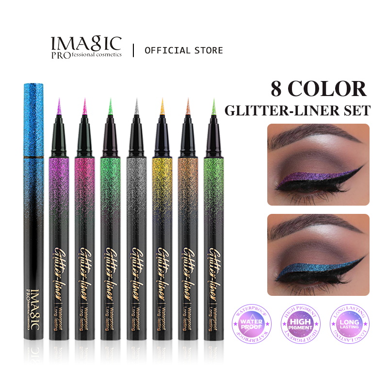 IMAGIC 8 Color Glitter Eyeline - Beauty Makeup Images review and price