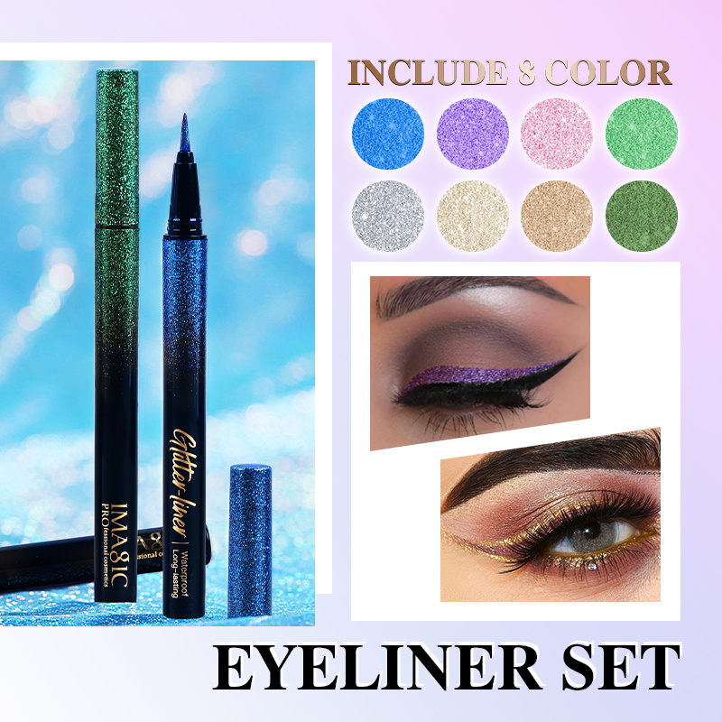 IMAGIC 8 Color Glitter Eyeline - Beauty Makeup Images review and price
