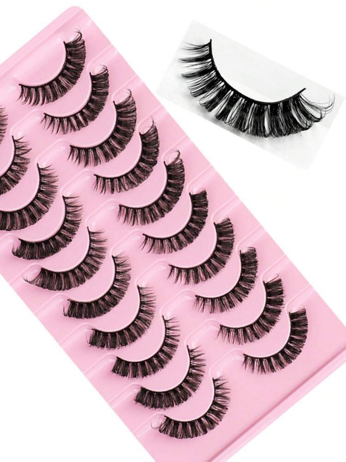 Russian Striped False Eyelashe - Beauty Makeup Bar review and price