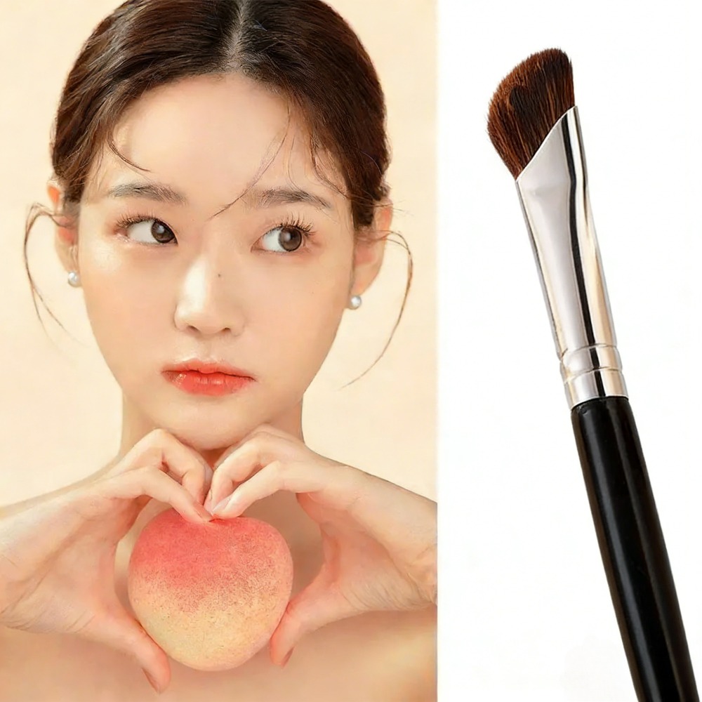 3D Nose Shadow Brush Soft Head - Beauty Makeup Korean review and price
