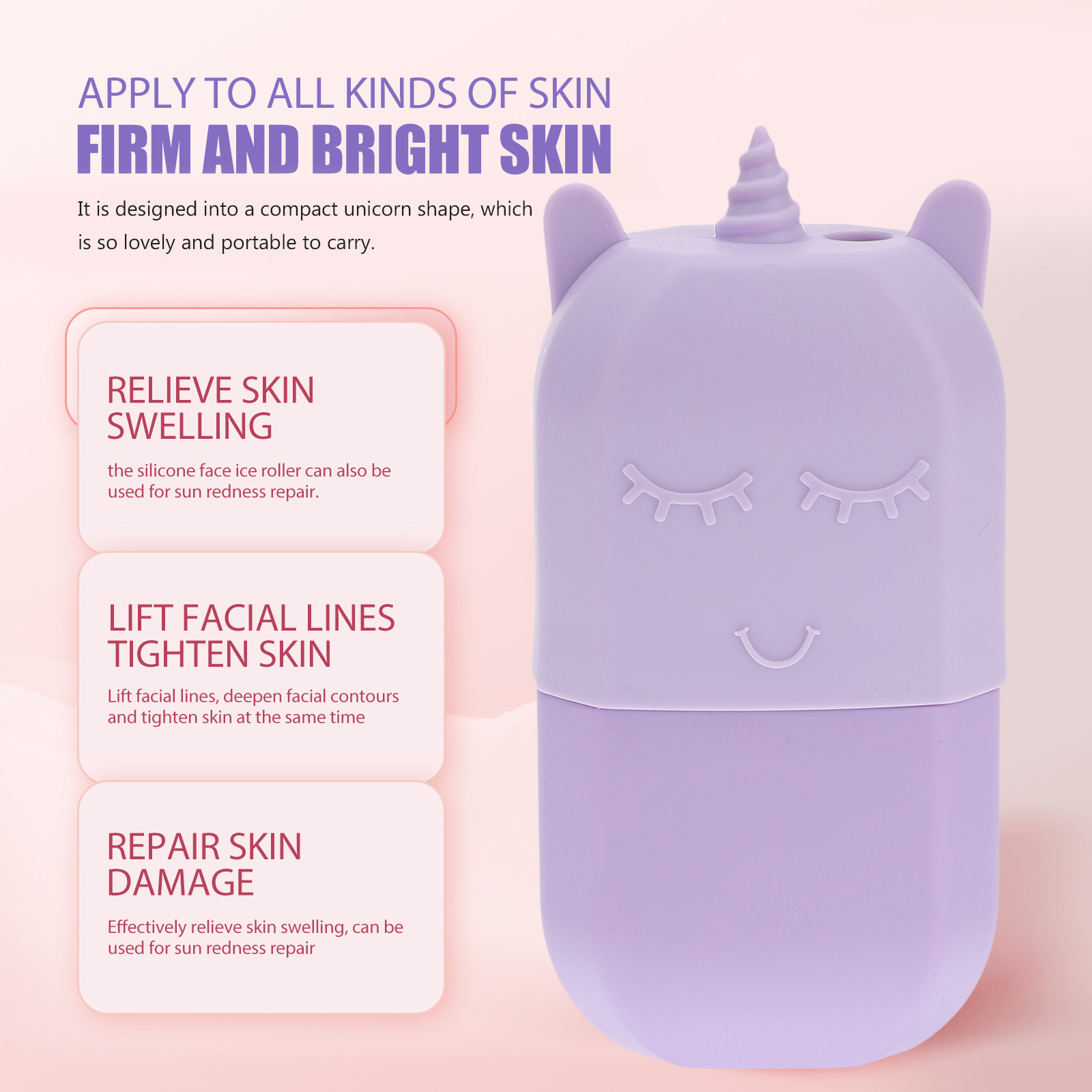 Silicone Face Compact Unicorn  - Face Massager review and price
