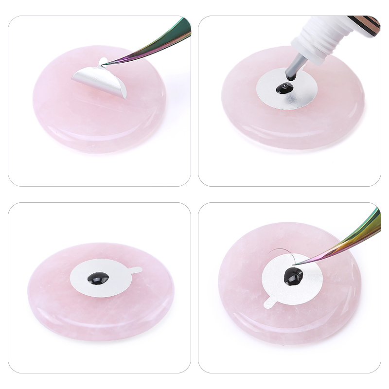 Glue Pallet Eyelashes Extensio - Beauty Gems Makeup review and price