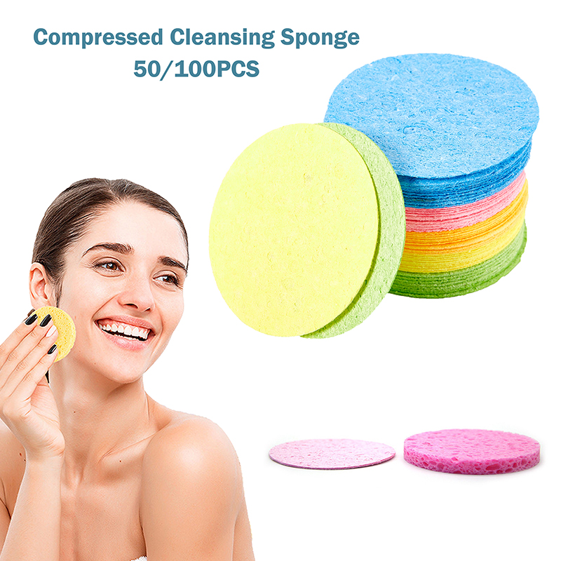 50/100Pcs Compressed Natural C - Makeup Beauty Ro review and price