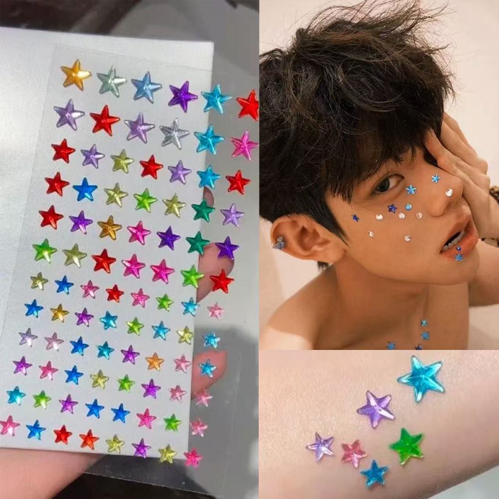 Self-Adhesive Face Rhinestones - Beauty Gems Makeup review and price