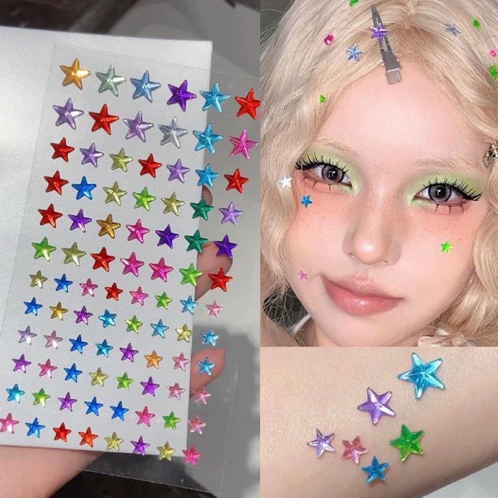 Self-Adhesive Face Rhinestones - Beauty Gems Makeup review and price