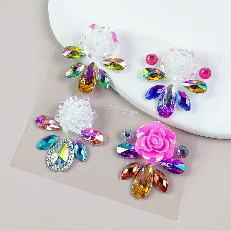 New 3D Rhinestones for Face Fe - Beauty Gems Makeup review and price