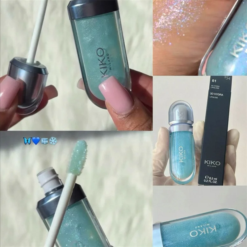 KIKO 3D Liquid Lip Glaze Trans - Fenty Beauty Makeup Highlighter review and price