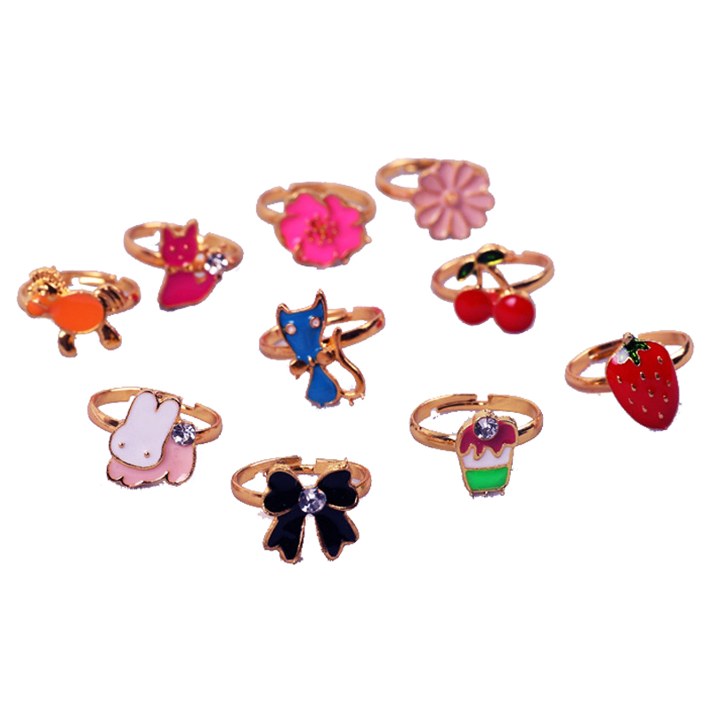 10/20 pcs Children Cute Ring A - Beauty Makeup For Kids review and price
