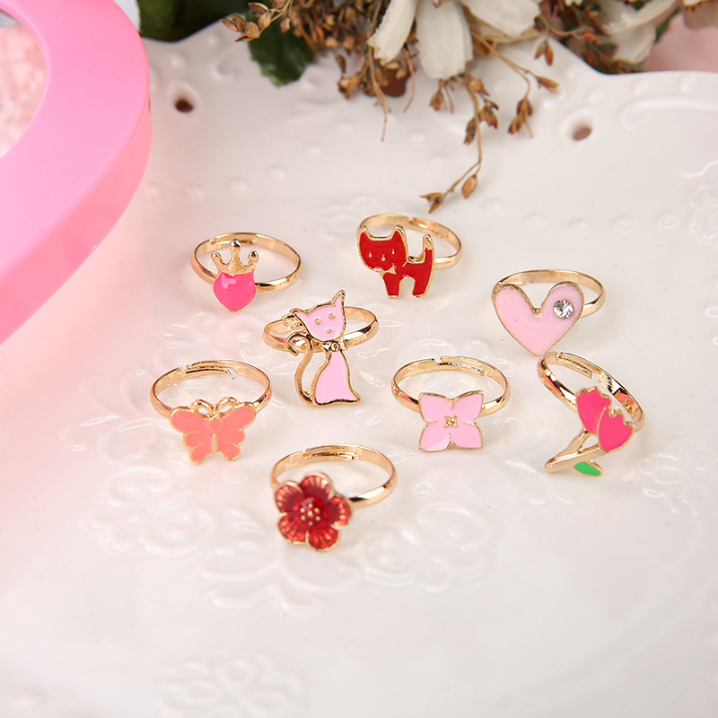 10/20 pcs Children Cute Ring A - Beauty Makeup For Kids review and price