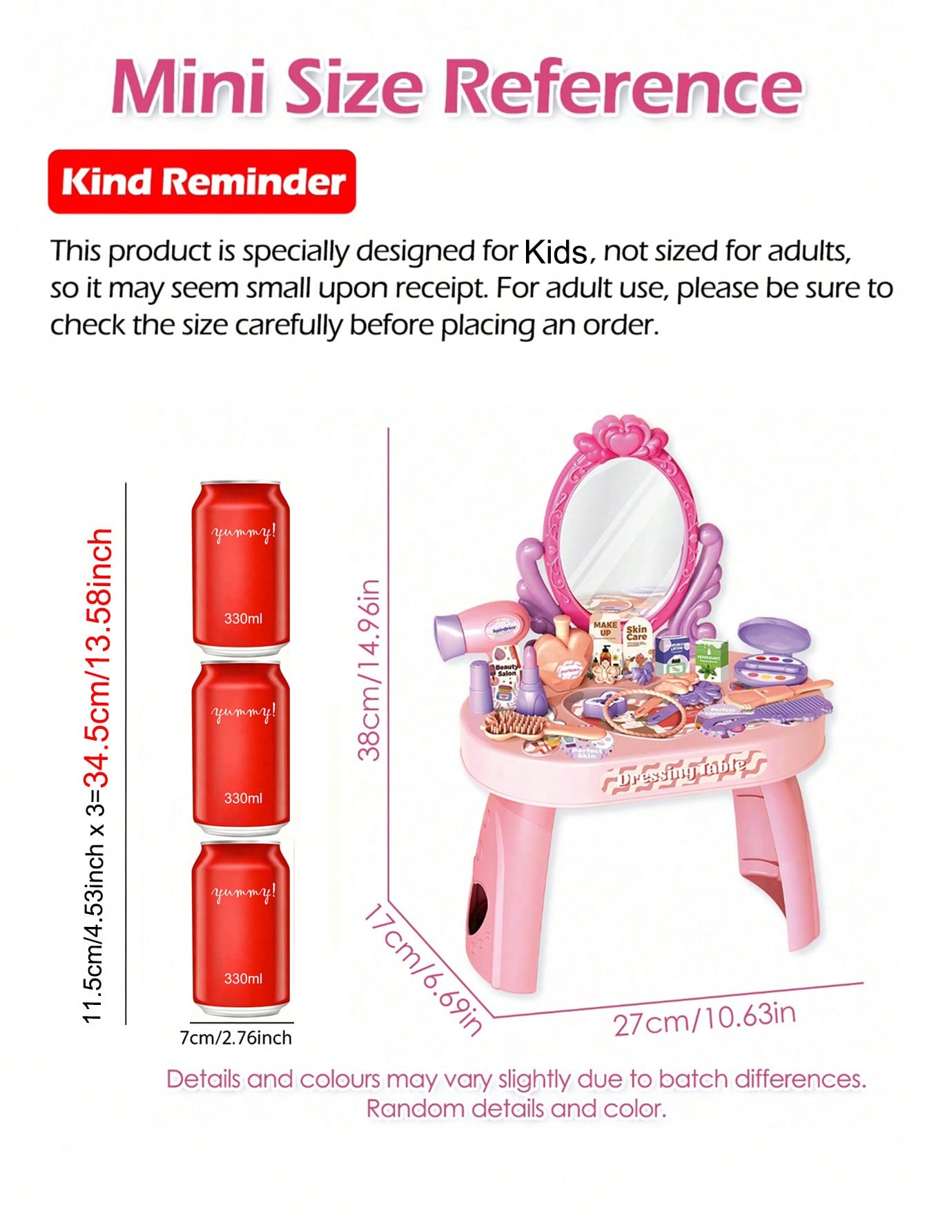 Kids Princess Vanity Dressing  - Beauty Makeup For Kids review and price