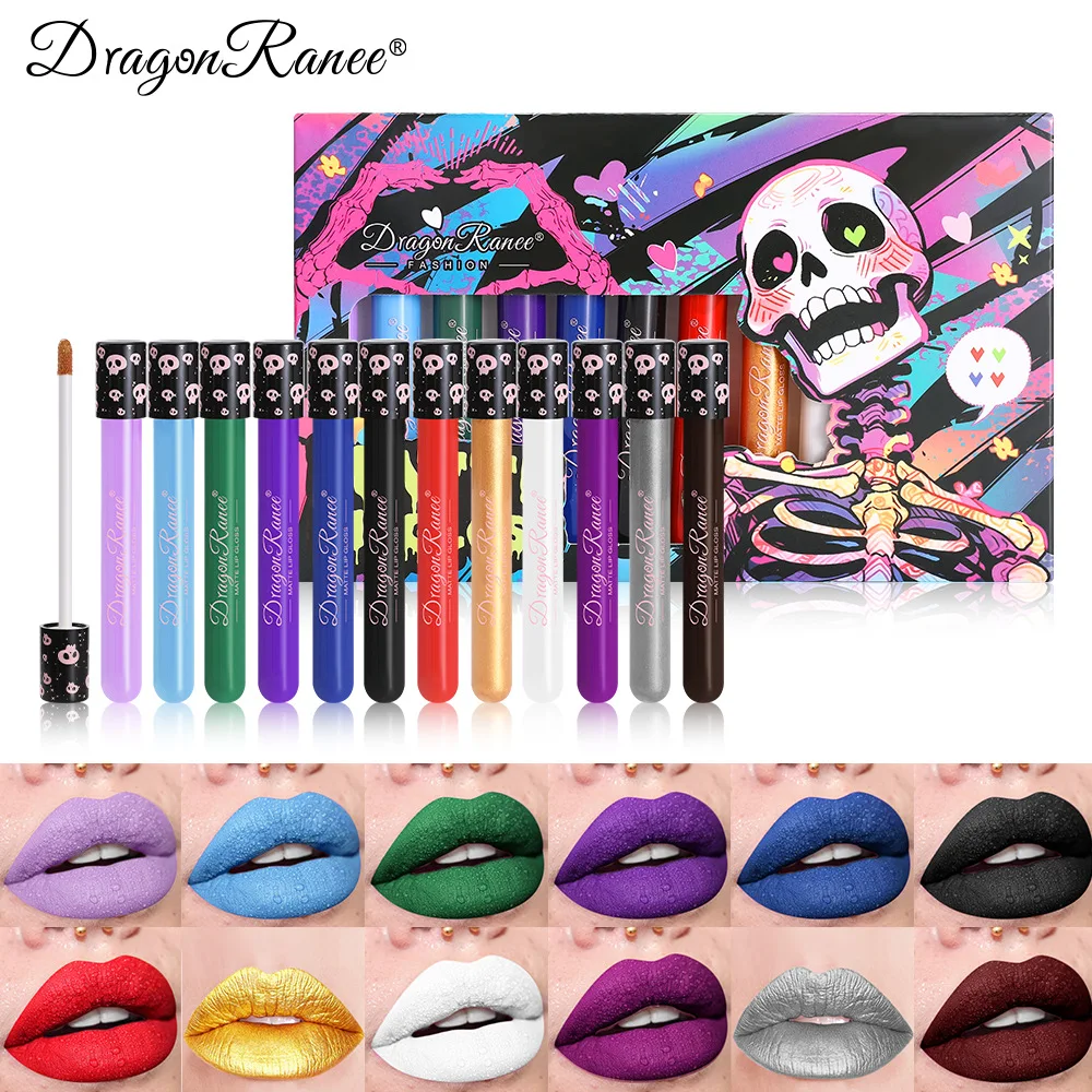 Matte Lip Glaze 12 Colors Wate - Beauty Vampire Makeup review and price