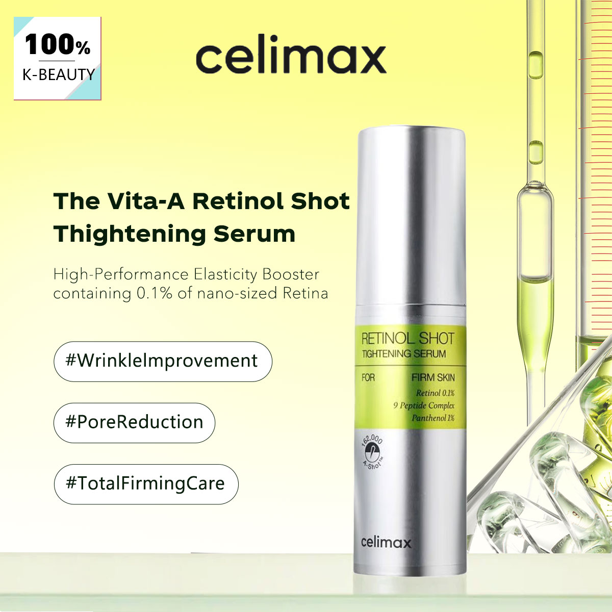 Celimax THE VITA-A RETINOL SHO - The Ordinary Serum Hyaluronic Acid review and price