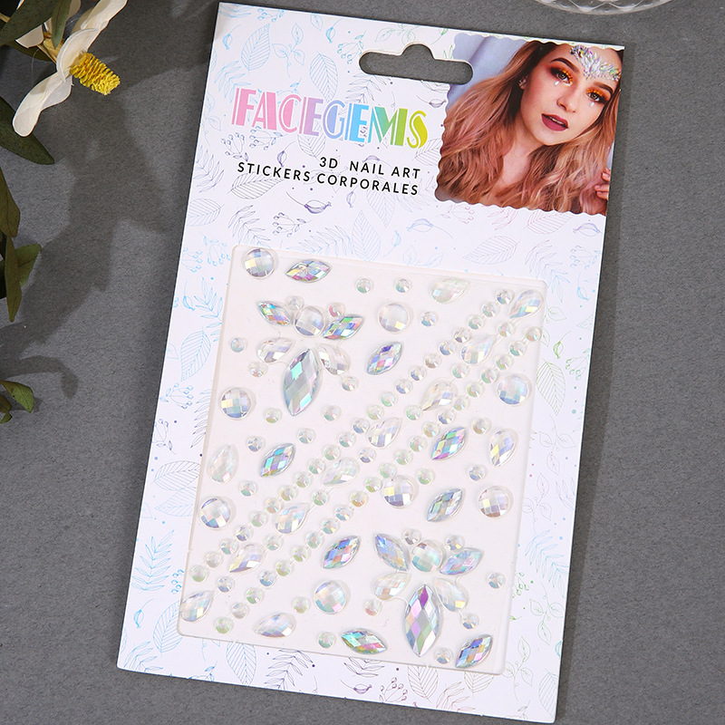 Self-adhesive Makeup Diamond E - Beauty Gems Makeup review and price