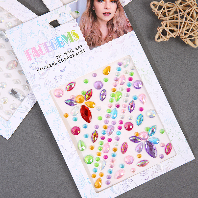 Self-adhesive Makeup Diamond E - Beauty Gems Makeup review and price
