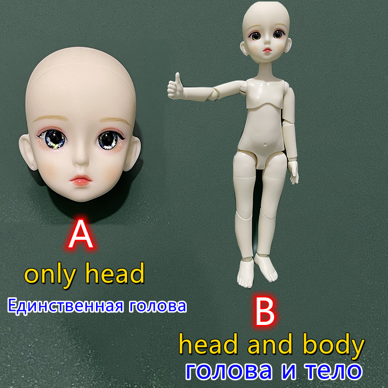 Makeup Doll Head 30CM DOLL 1/6 - Beauty Makeup For Kids review and price