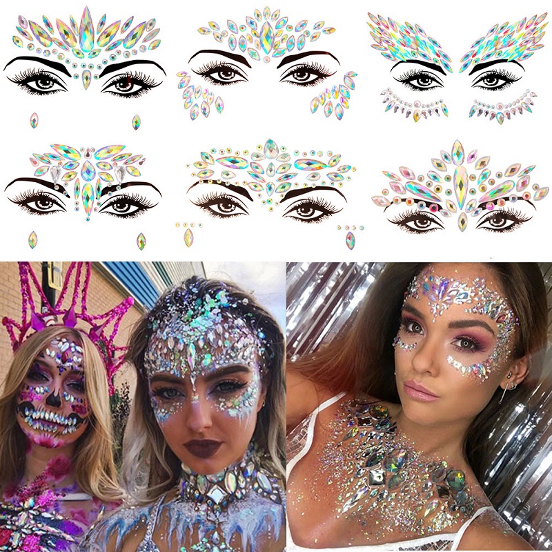 3D Rhinestone Bright Face Stic - Beauty Gems Makeup review and price