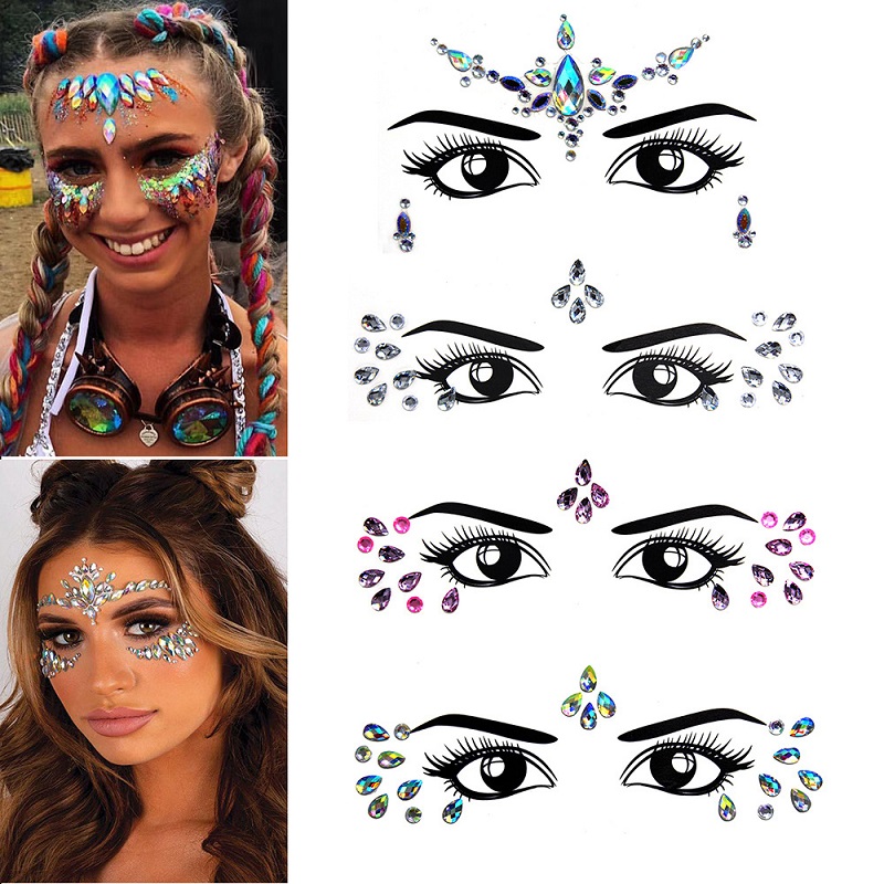 3D Rhinestone Bright Face Stic - Beauty Gems Makeup review and price