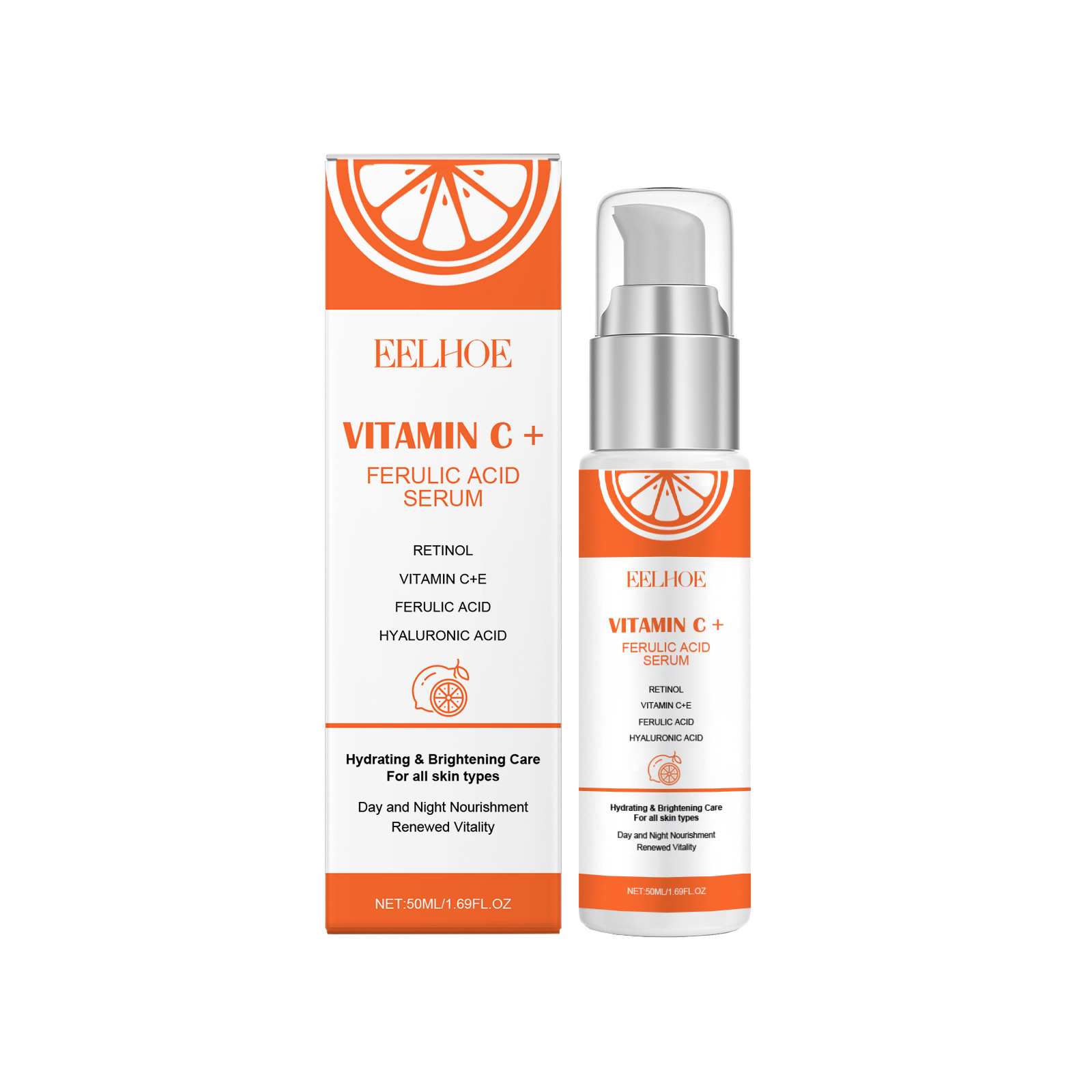 EELHOE Vitamin C E Ferulic Aci - The Ordinary Serum Hyaluronic Acid review and price