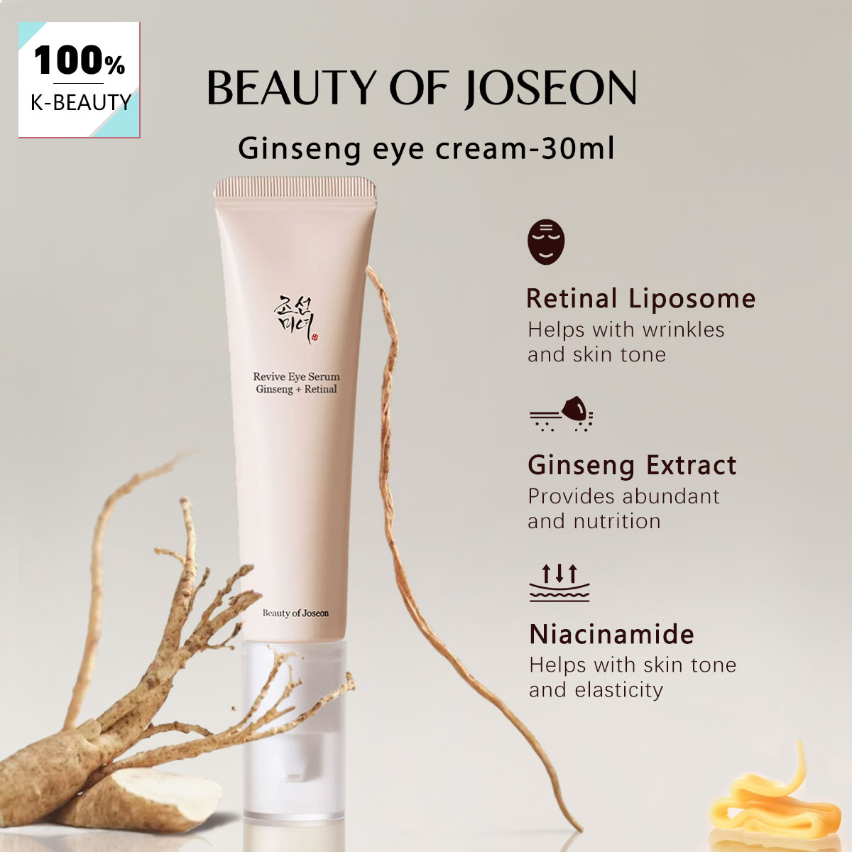 BEAUTY OF JOSEON Ginseng Eye C - Beauty Of Joseon Makeup review and price